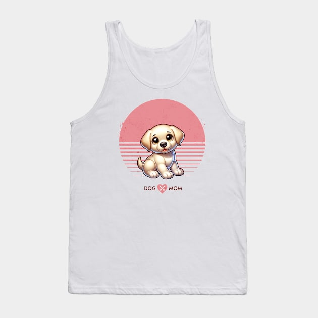 Labrador Retriever Puppy | Proud Dog Mom Tank Top by Pink & Pretty